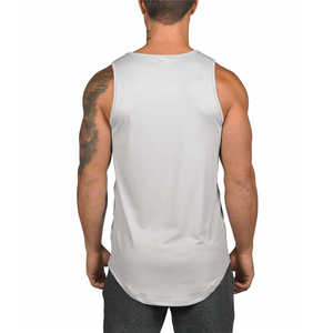 Custom Embroidered Eco-Friendly Breathable Button Men's Casual Gym <b>Vest</b> Tank <b>Top</b> 100% Polyester Quick Dry Fitness Workout - Product Image 2