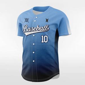 Impression 3D personnalisée broderie maillot de baseball uniforme de baseball hommes Pakistan blanc mexique maillot de baseball à deux boutons - Product Image 4