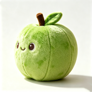 Peluche de Manzana Verde, Juguete de Peluche Suave para Niños de 2 a 4 Años, Unisex, Juguete Antiestrés, 11CM-30CM, Relleno de Algodón PP - Product Image 3