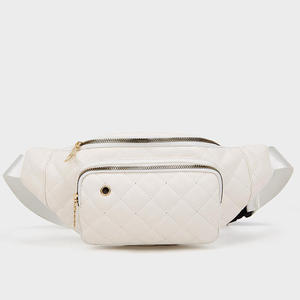 Sac de taille matelassé orange unisexe avec fermeture à glissière pour un usage quotidien - Product Image 5
