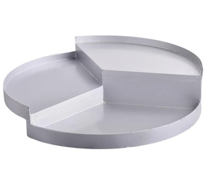 Bandeja de servicio multifuncional de alta calidad, diseño moderno, plato de servicio de 2 niveles, uso de fiesta en casa, vajilla decorativa de mesa - Product Image 1