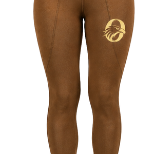 Pantalones de equitación para mujer color camel, de cintura alta, elásticos, con agarre completo en el asiento, para entrenamiento y competición. - Product Image 3