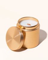Pot en métal doré pour bougies, conteneur pour le stockage de bougies, emballage d'aromathérapie et décoration intérieure