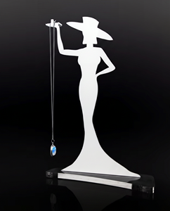 Versatile Acrylic Jewelry <b>Stand</b> with Glossy Finish Customizable Size & Color-Stylish Organizer for Elegant Display & Storage - Product Image 2