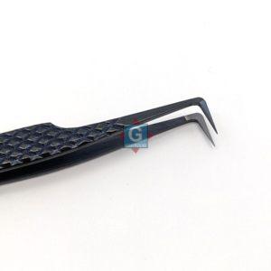 Eyelash Tweezers Thin Point Stainless Steel Anti-<b>slip</b> Handle Anti-Static Customizable Logo & Packaging - Product Image 5
