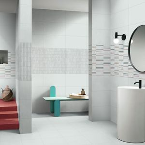 Azulejo de Pared Cerámico Blanco Brillante 300x600, Resistente, Estilo Minimalista para Oficinas Corporativas y Arquitectura Comercial - Product Image 3
