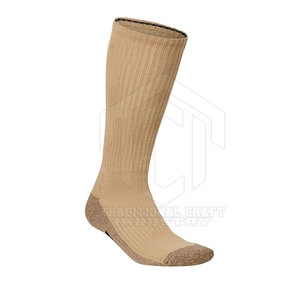 Soft Polyester/Nylon Crew <b>Winter</b> Sports <b>Socks</b> Reinforced Toe Quick Dry Comfortable Cushion Bottom Logo for Exercise - Product Image 2
