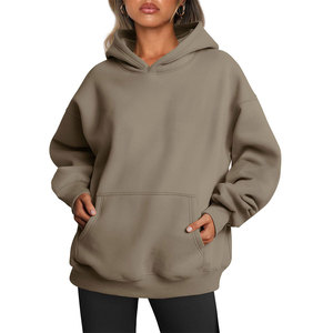 Women's Customized Printed Hoodie Casual Long Sleeve Pullover Hoodie Streetwear Quick Dry Loose Fit <b>Drop</b> Shoulder Hoodie - Product Image 4