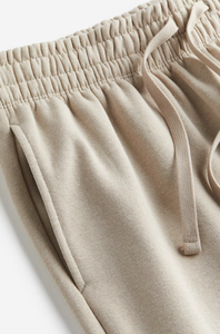 Pantalones Deportivos de Algodón Beige para Hombre, Cintura Elástica, Casuales, con Bolsillos Laterales, para Otoño - Product Image 3
