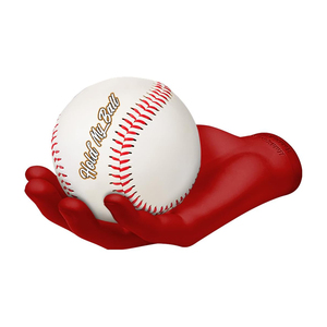 Support mural multifonctionnel en polypropylène en forme de main pour ballons de football, volleyball et rugby - Product Image 1