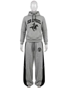 Wholesale New Design Custom Manufacturer Eco-Friendly 100% Cotton Unisex Tracksuits Jogging Suits Hooded Joggers <b>Pants</b> Sweat - Product Image 6