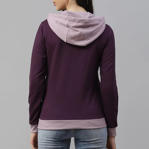 Sudadera con Capucha para Mujer, 100% Algodón, Felpa, Estilo Urbano, 300 GSM, Logotipo Personalizado, Talla, Color, Etiqueta Privada, Sudadera con Capucha Estampada - Product Image 2