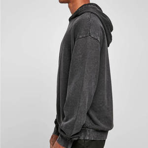 Sweat à capuche vintage pour homme de haute qualité, délavé à l'acide, avec logo personnalisé, best-seller pour l'hiver, prix raisonnable, anti-rétrécissement, motif lettres - Product Image 2