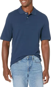 Nouveaux polos personnalisés 100% polyester pour hommes, logo personnalisé, conçus pour le confort, la durabilité et un style professionnel - Product Image 6