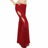 Pantalon de danse du ventre pour femme, personnalisé avec impression de marque, en nylon et élasthanne, impression numérique, détection d'aiguilles à faible coût, vente en gros