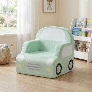 Sillón Infantil de Espuma, Plegable, Forma Cuadrada, Tela de Terciopelo, Interior/Exterior, para Lectura, Cojín para Niños Pequeños, Cómodo y Suave - Product Image 2