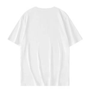 T-shirts pour femmes de couleur personnalisée, de haute qualité, respirants, brodés, à manches courtes, pour l'été, 100% coton, décontractés, anti-rides - Product Image 4