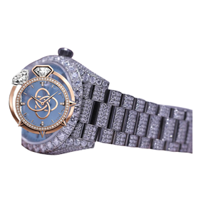 Reloj de Lujo para Hombre con Diamantes de Moissanita y Acero Inoxidable Premium - Product Image 3