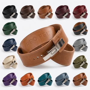 2026 New Unique Design Lever Buckle Gym <b>Belt</b> Weight Lifting Genuine Leather Powerlifting Training Support Custom Logo <b>Belt</b> Men - Product Image 1