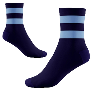 Chaussettes ras du cou pour femmes en coton uni respirant, tricotées jacquard violet, vert, jaune, compression CLASSE 1, pour yoga, sport, usage quotidien, printemps - Product Image 2