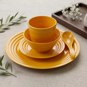 [Factory Direct] Taiwan-made PGT Resin resistant. Durable & stylish Cutlery-bowl-Sunlight Yellow - Product Image 1