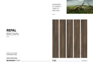 Azulejos de Porcelana Vitrificada Digital de Formato Largo 200X1200MM para Pisos Modernos Residenciales, Comerciales y de Diseño de Interiores - Product Image 2