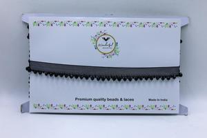 Chaîne de dentelle à franges en perles de verre et cristal, modèle KT, taille personnalisée, décorative, scintillante, colorée et irisée, vente en gros - Product Image 5