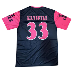 Camiseta de Softbol para Hombre, Talla Grande, Transpirable, Sublimada, con Logotipo Personalizado, Antibacteriana, de Secado Rápido - Product Image 6