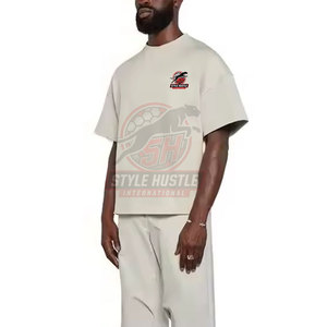 Camiseta de Corte Cuadrado de Alta Calidad, Diseño OEM, Camiseta de Algodón de Corte Cuadrado Hecha en Pakistán - Product Image 5