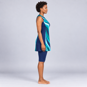 Oem New Collection Modest 2 Piece <b>Burkini</b> Set High Cut Long Sleeves Islamic 2 Piece Set <b>Plus</b> <b>Size</b> Modest 2 Piece <b>Burkini</b> Set - Product Image 6