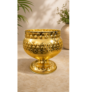 Vase de sol et de table vintage en fer doré, résistant à la rouille, pour centre de table floral de mariage, décoration de maison et de jardin de haute qualité, vente chaude - Product Image 5