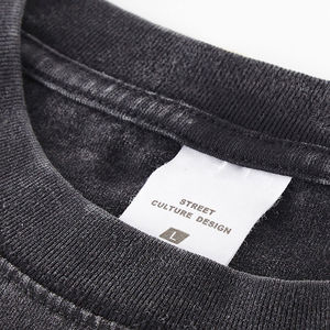 Camiseta Oversize de Algodón 100% de 250g con Hombros Caídos, Personalizable con Estampado, Unisex, Lisa para Hombre, con Logotipo Personalizado, Suministro del Fabricante - Product Image 5