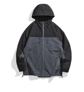 Wholesale New Design <b>Light</b> Weight Windbreaker Sportswear Zipper Windbreaker Windproof Waterproof Breathable Sport Jacket - Product Image 4