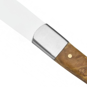 Cuchillos Elegantes para Carne con Mango Curvo de Madera Natural y Hoja de Acero Inoxidable Lisa para Restaurantes y Uso Doméstico - Product Image 6