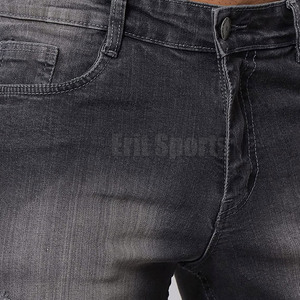 2026 Latest Style Knitted Solid Casual 100% Cotton <b>Jeans</b> Shorts Custom Color OEM Service Pakistan Manufactured for <b>Men</b> - Product Image 6