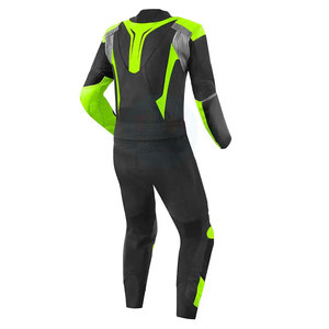 Traje de Motocicleta Personalizado con Logotipo, Transpirable, Impermeable, de Cuero, Cómodo, Ligero, de Cuero Genuino, Venta al Por Mayor - Product Image 3