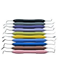 Kit d'instruments de stratification composite Surtechs, 10 pièces, manche en silicone, kit de restauration dentaire - Product Image 1