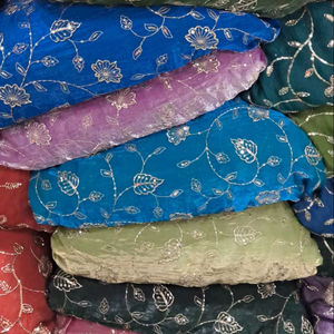 Tela Fendy Bordada, Suave al Tacto y Transpirable, para Vestidos de Novia, Decoración del Hogar, Estilo Elegante, Accesorios de Muebles de Lujo No Tejidos - Product Image 1