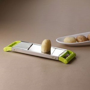 Advanced stainless steel 2 in 1 slicer with multifunction cutting blade kitchen <b>vegetable</b> fruit <b>chopper</b> for daily use - Product Image 6