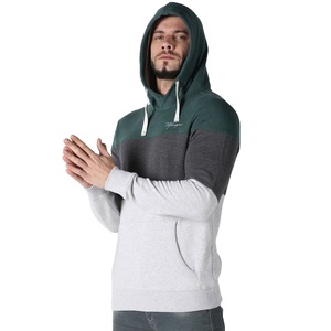 Hoodie Streetwear Personnalisé en Polyester, Coupe Oversize Ample pour Homme, Style Boxy Camouflage, Haute Qualité, Livraison Rapide et Sans Taxes - Product Image 2