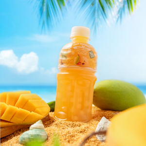 Top Tendance SunSmile 320ml Bouteille Pet Jus de Mangue avec Nata de Coco Grossiste Marque Privée Échantillon Gratuit OEMODM ISO Usine GMP - Product Image 3