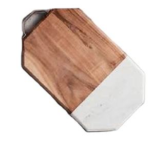 Planche à découper en bois de marbre de taille personnalisée de haute qualité écologique pour un usage quotidien dans la cuisine maison hôtel planche à découper - Product Image 2