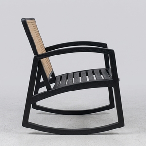 Sillón Mecedor de Madera de Teca de Plantación Indonesia Personalizado, Muebles de Mediados de Siglo con Acabado Fino, Exportador Directo FCL - Product Image 3