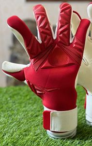 Football Goalkeeper Gloves Full Finger Latex <b>Material</b> Powerful Catch Non-Slip Breathable Adjustable Wrist Strap Pull-On Closure - Product Image 2