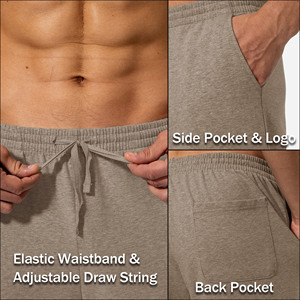 Pantalon homme en molleton 100% coton de qualité supérieure, épais, idéal pour l'hiver, design personnalisé, toutes les couleurs, étiquette logo. - Product Image 5