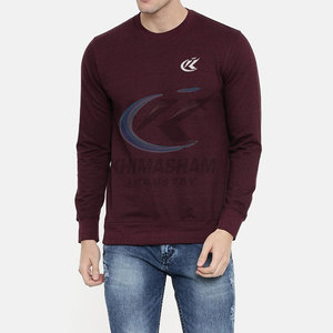 Sweat-shirt décontracté d'hiver en molleton uni, mélange polyester-coton – Durable, respirant, séchage rapide, 240g, Vêtements pour hommes - Product Image 4