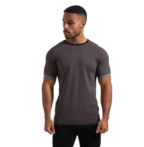 OEM venta al por mayor tasa contraste ajuste camisetas con calidad superior 100% algodón personalizado contraste ajuste camiseta - Product Image 2