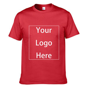 T-shirt personnalisé pour homme, col rond, manches courtes, 100% coton jersey, coupe décontractée, respirant, 180g, motif lettres - Product Image 1