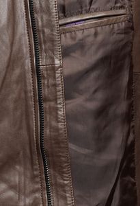 OEM Custom Winter Fashion <b>pilot</b> Shearling Trimmed Bomber Motorcycle Leather <b>Jackets</b> for Men - Product Image 4