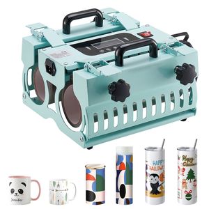 Pressa a Caldo a 2 Stazioni per 11 Tazze da 30oz, Riscaldamento Rapido, Controllo Doppio Indipendente, Nuovo Combo - Product Image 1